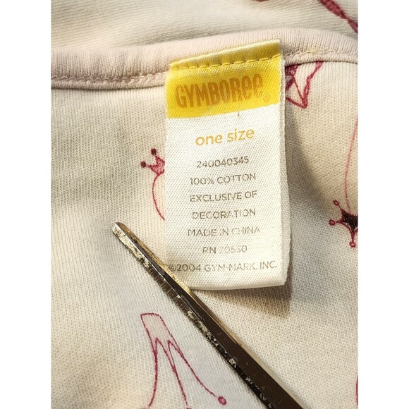 Vintage Gymboree 2004 PRINCESS Baby Blanket 100% Cotton  *Read flaws - Picture 9 of 15